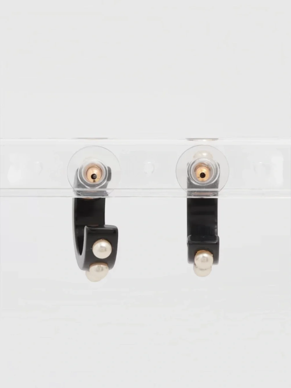 Chanel Coco Mark Pearl Earrings